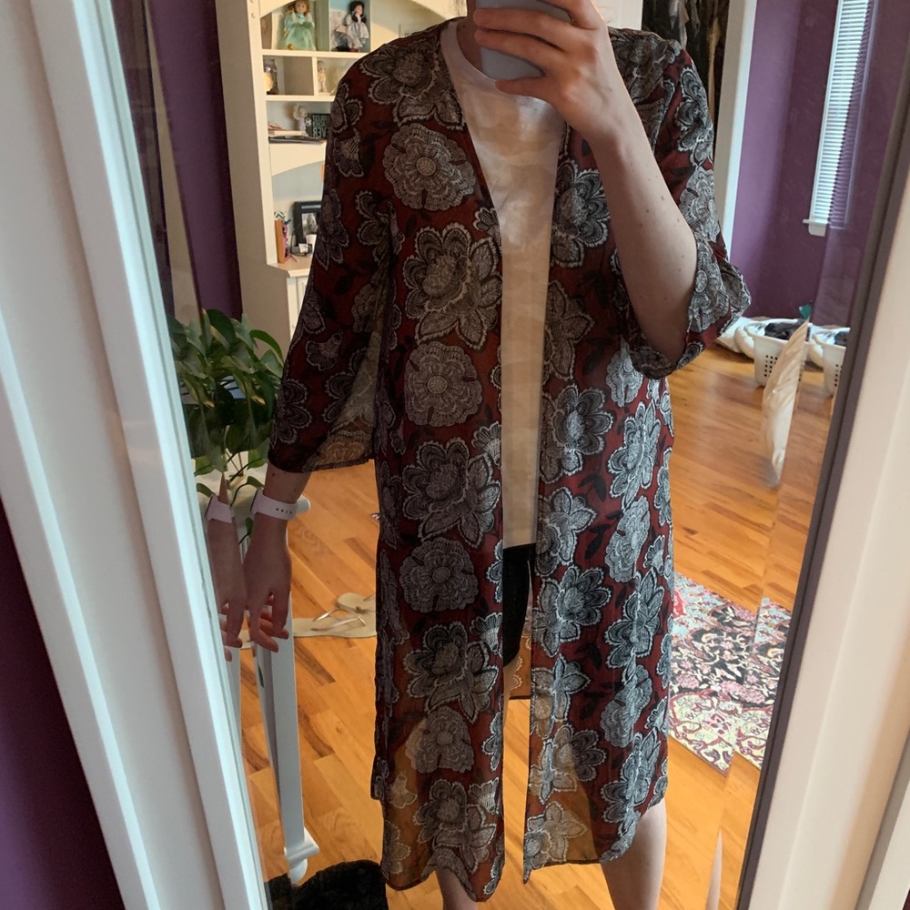 Cute Patterned Kimono Forever 21